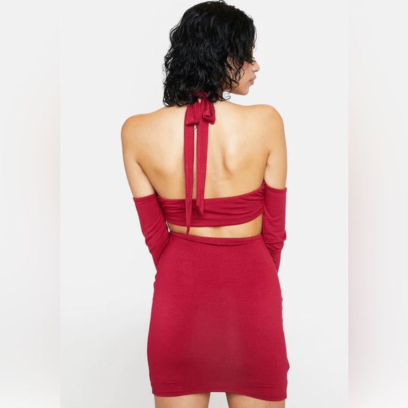Dollskill red night out dress / SM - Picture 2 of 3